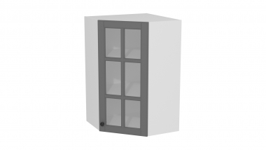 Шкаф кухонный настен. угловой со стеклом 918х600 мм. (Верона)